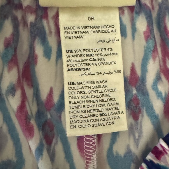 EUC CHICO’S Pastel Ikat Palazzo Pants - Picture 9 of 13